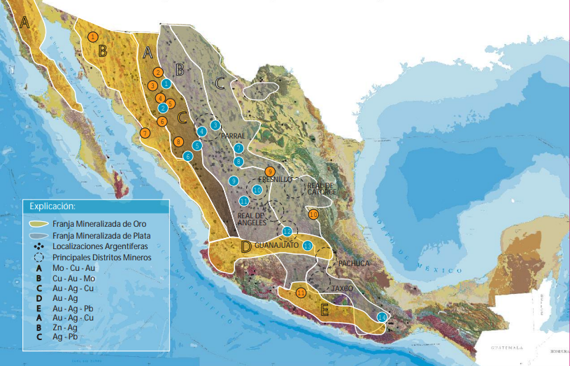 México | oro y plata - Foto: Coordinación general de economía