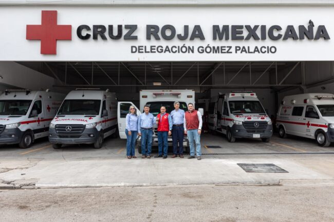 Minera Peñoles dona ambulancia en Gómez Palacio