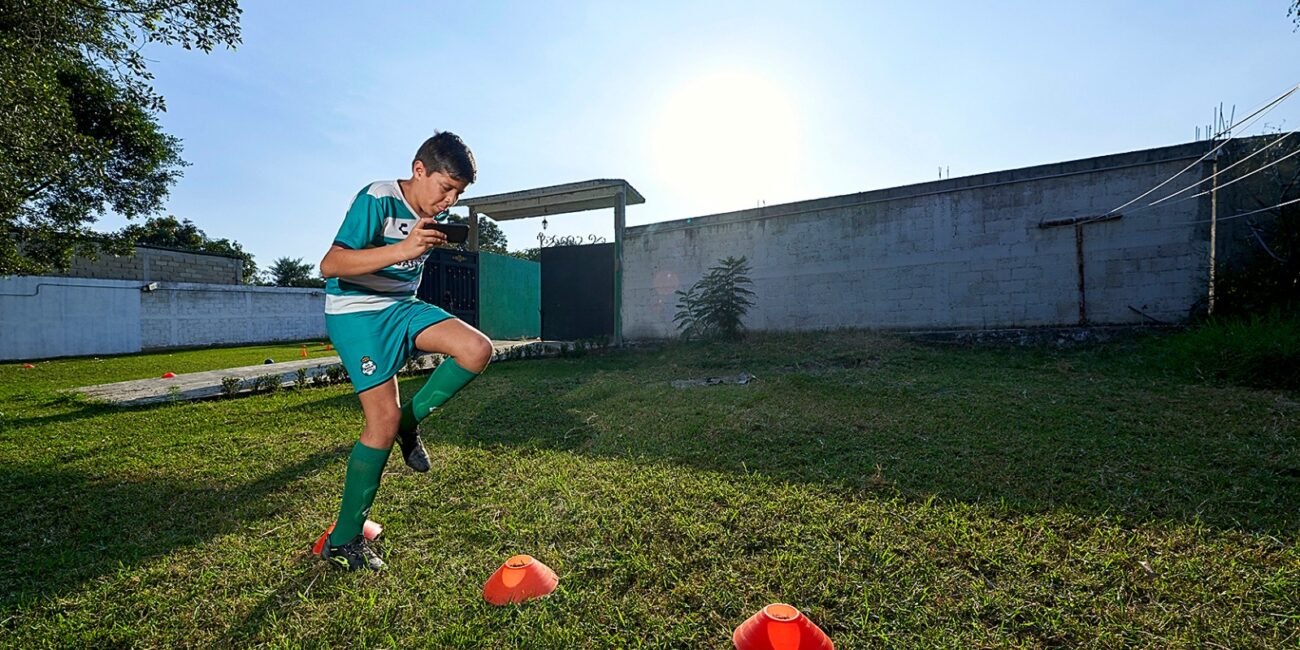Formación deportiva de minera Peñoles