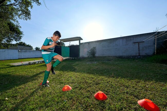 Formación deportiva de minera Peñoles
